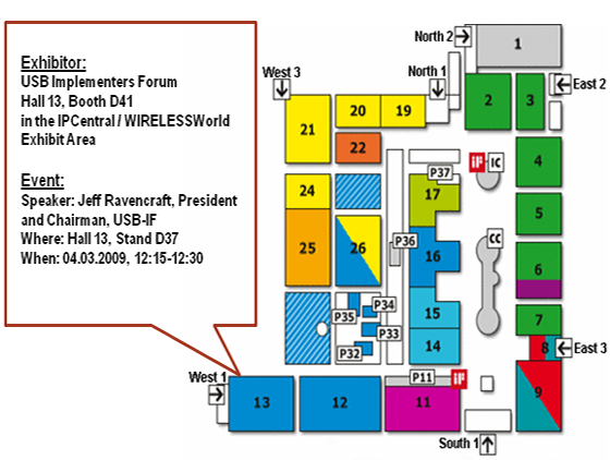 USB-IF booth at Cebit 2009